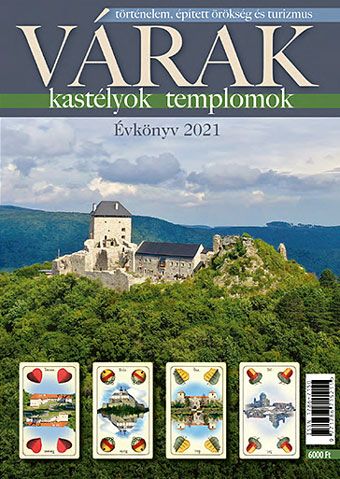 A „Várak, kastályok, templomok” magazin 2021-es évkönyv borítója